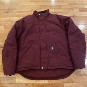 Carhartt Insulated Full-Zip Jacket Men's Size Med J174-RDW